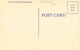 Linen postcard back George W. Wright Memorial Pavilion - Charlottesville,Virginia