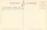 Vintage postcard back Fountain,Strawberry Mansion,Fairmount Park - Philadelphia,Pa.