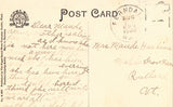 Vintage post card back Deception Falls,Washington on Line of Great Northern R.R.