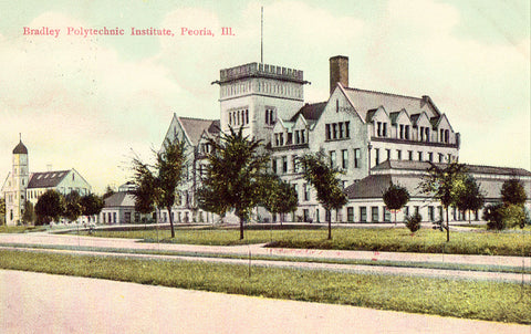 Vintage postcard Bradley Polytechnic Institute - Peoria,Illinois