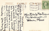 Vintage postcard back Broad Street and City Hall Tower - Philadelphia,Pennsylvania
