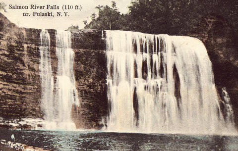 Vintage postcard Salmon River Falls near Pulaski,New York