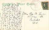 Vintage postcard back Rev. Edward Everett Hale's Residence - Matunuck,Rhode Island
