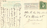 Vintage postcard back Bankers Trust Company Building - New York City