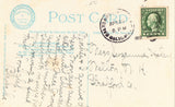 Vintage postcard back Wildey Monument - Baltimore,Maryland