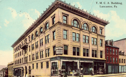 Vintage Pennsylvania postcard Y.M.C.A. Building - Lancaster,Pennsylvania