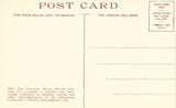 Vintage postcard back Martha Washington's Spinning Room - Mt. Vernon