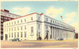Linen postcard front Post Office - Tulsa,Oklahoma