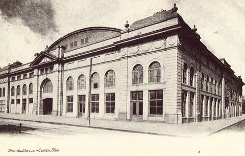Vintage postcard The Auditorium - Canton,Ohio 