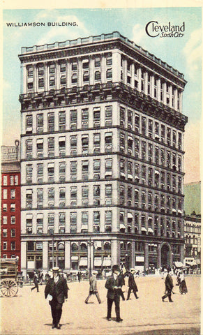 Vintage postcard Williamson Building - Cleveland,Ohio