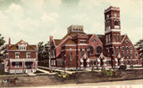 Vintage postcard The Proposed First Congrgational Church and Parsonage - Akron,Ohio