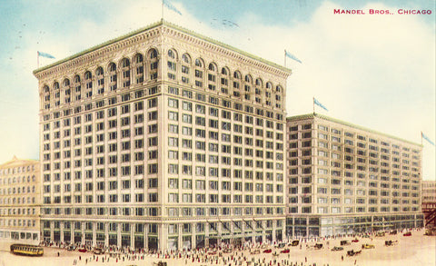 Old postcard Mandel Bros. - Chicago,Illinois