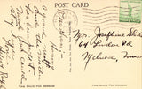 Collectible postcard back - The Marshall House - York Harbor,Maine