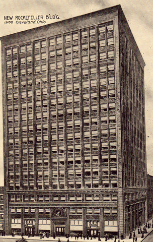 Vintage postcard - New Rockefeller Building - Cleveland,Ohio