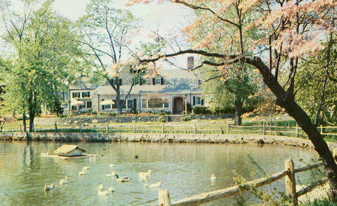 Vintage postcard The Milleridge Inn - Jericho,Long Island,New York