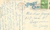Vintage postcard back Hope Evangelical Church - Matamoras,Pennsylvania