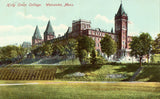 Vintage postcard Holy Cross College - Worcester,Massachusetts