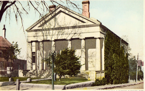 Vintage postcard Pilgrim Hall - Plymouth,Massachusetts