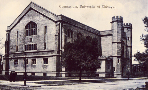 Vintage postcard Gymnasium - University of Chicago - Illinois