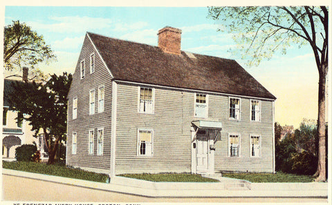 Vintage postcard Ye Ebenezar Avery House - Groton,Connecticut