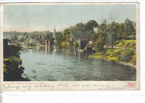 Miller's River at Royalston,Massachusetts 1906 - Cakcollectibles - 1