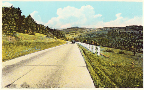 Vintage postcard Roosevelt Highway,The Most Picturesque Road in The World - Scranton,Pennsylvania
