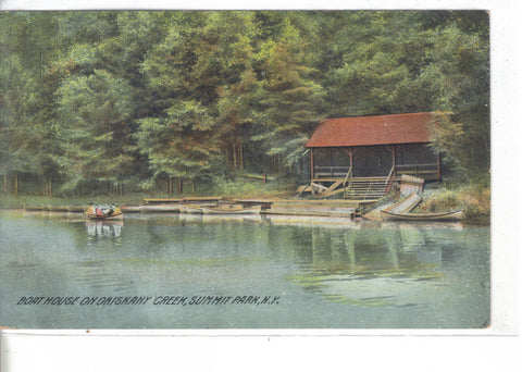 Boat House on Onoriskany Creek-Summit Park,New York