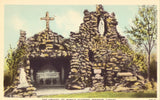 Vintage postcard The Grotto,St. Mary's Academy - Windsor,Canada