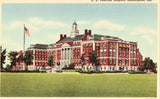 Linen postcard U.S. Veterans Hospital - Indianapolis,Indiana