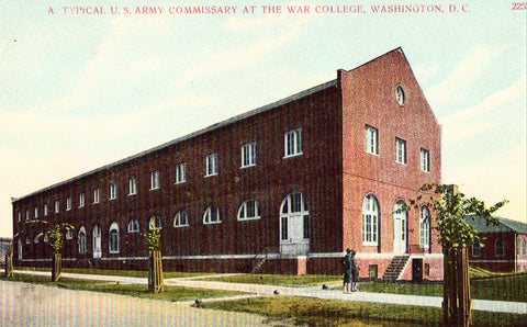 Vintage postcard A Typical U.S. Army Commissary at The War College - Washington,D.C.