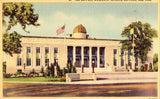 Linen postcard The Buffalo Museum of Science - Buffalo,New York