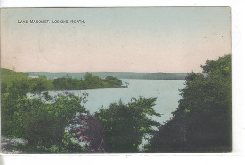 Lake Manomet,Looking North-Massachusetts 1914 - Cakcollectibles - 1