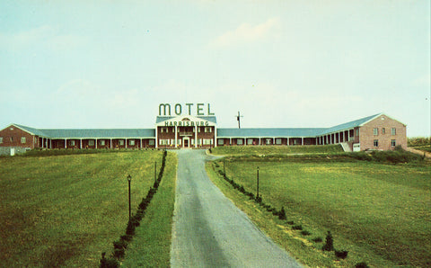 Vintage postcard Motel Harrisburg - Harrisburg,Pennsylvania