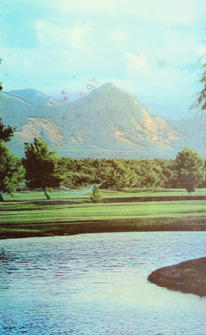 Postcard Green Valley,Arizona with The Santa Rita Mountains