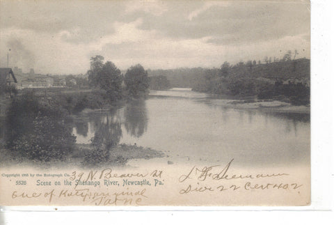 Scene on The Shenango River-Newcastle,Pennsylvania 1906 - Cakcollectibles - 1