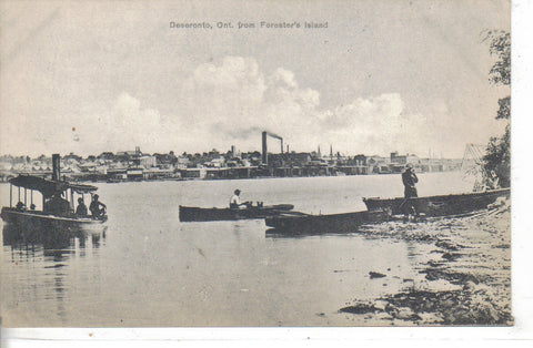 Deseronto,Ontario from Forester's Island - Vintage Postcard