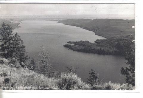 RPPC-Fremont Lake from The Skyline Drive-Wyoming 1952 - Cakcollectibles - 1