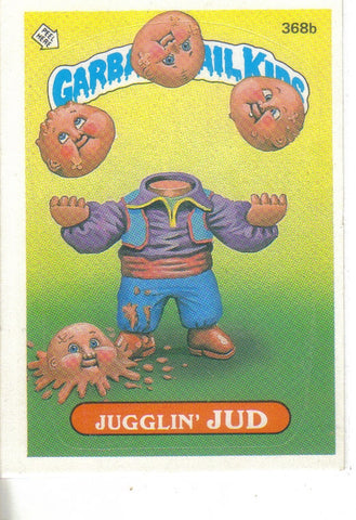 Garbage Pail Kids 1987 #368b Jugglin' Jud