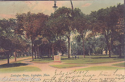 Lexington Green-Lexington,Massachusetts 1907 - Cakcollectibles