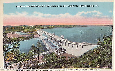 Bagnell Dam and Lake of The Ozarks-Missouri - Cakcollectibles