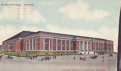 The New Auditorium-Milwaukee,Wisconsin 1909 - Cakcollectibles - 1