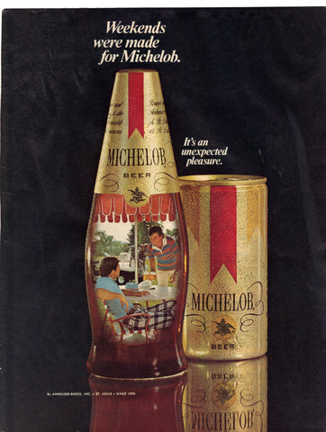 Vintage 1976 Michelob Print Ad