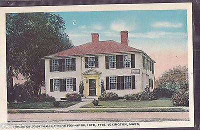 House of Jonathon Harrington-Lexington,Massachusetts - Cakcollectibles