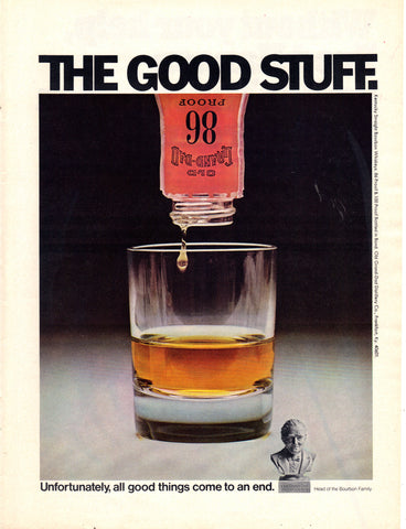 Vintage 1971 Old Grand-Dad 86 Proof Bourbon Print Ad