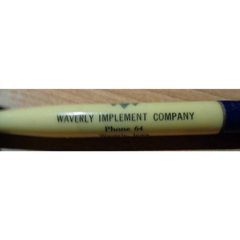 Vintage Mechanical Pencil - Waverly Implement Company - Waverly,Iowa