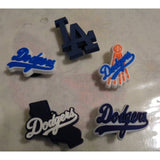 Set of 8 Los Angles Dodgers Jibbitz/Crocs Charms/Shoe Charms