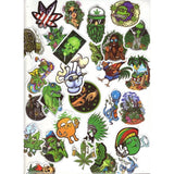 Lot of 8 Croc Charms 420/Marijuana/Weed/Cannabis - Set 1